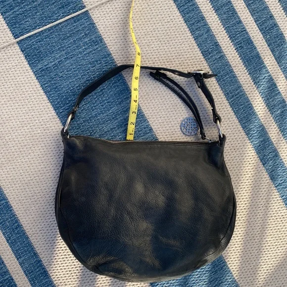 Coach Black Leather Hobo, Vintage - Picture 8 of 12
